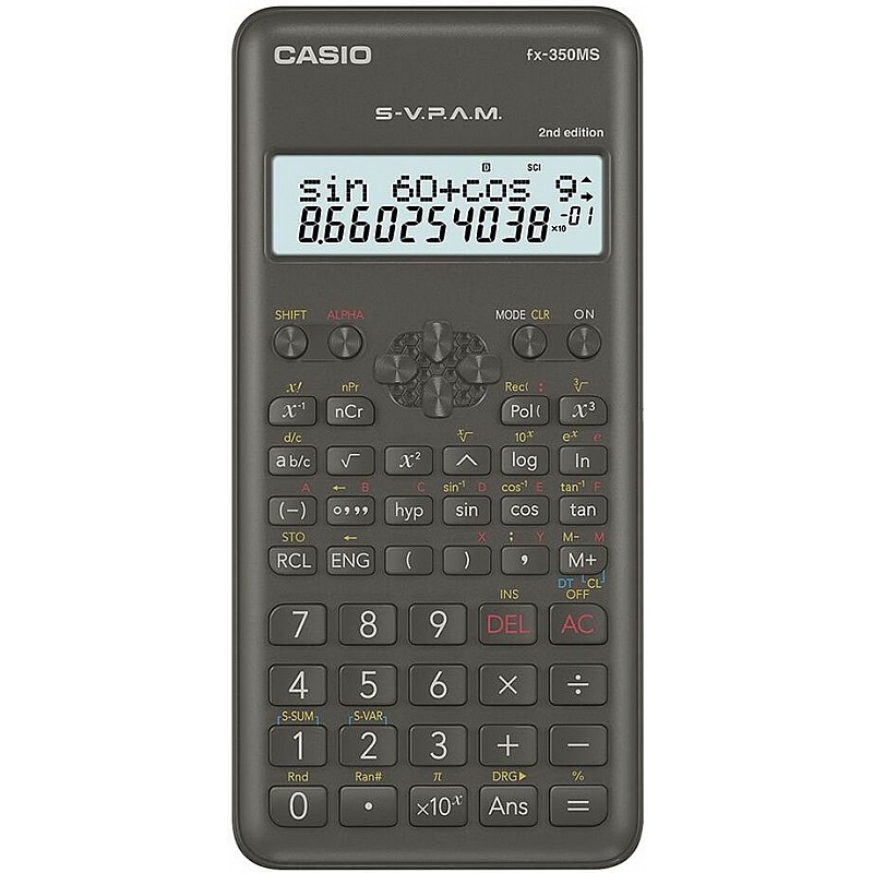 CASIO FX-350MS 2nd Edition Scientific  Calculator   (12 Digit)