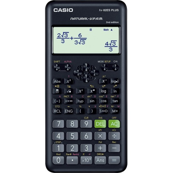 CASIO FX-82ES Plus 2nd Edition Scientific  Calculator   (12 Digit)