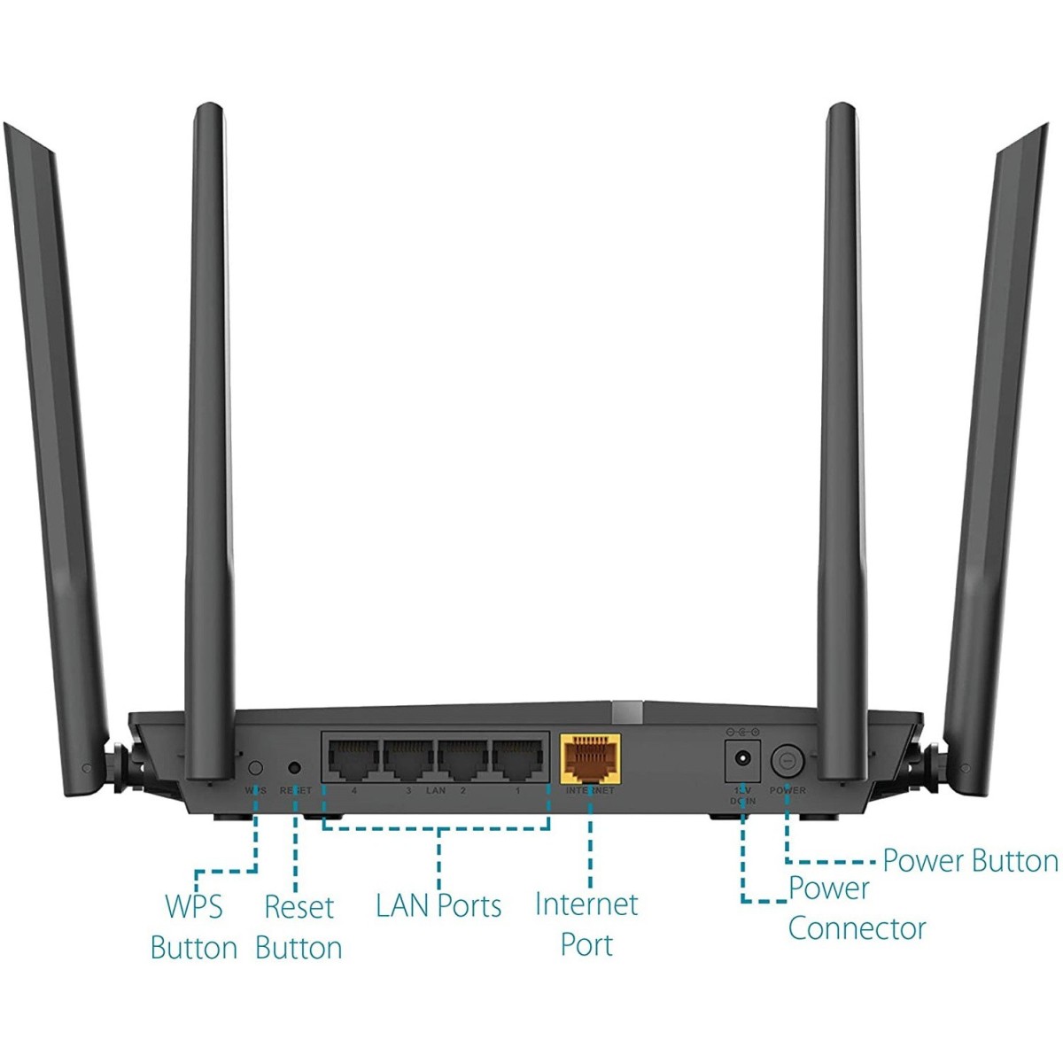 D-Link DIR 1260 Gigabit 1200 Mbps Wireless Router Black D-Link DIR 1260 Gigabit 1200 Mbps Wireless Router Black