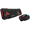 Dragon War Storm Gaming 3200 Dpi Led Gaming Mouse Combo Wired Usb Keyboard (Black)