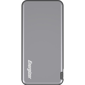 Energizer 10000 mAh Power Bank 10 W, Fast Charging-Grey, Lithium Polymer