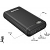 Energizer 20000mAh Power Bank Fast Charging 10 W Black Lithium Polymer-