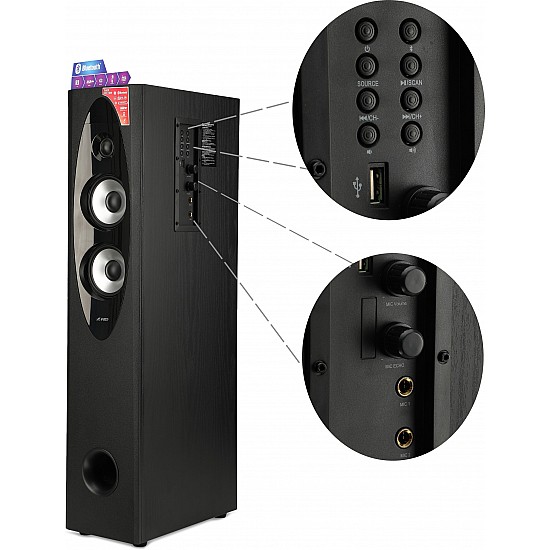 F&D T 60X 110 W Bluetooth Home Theatre  -Black