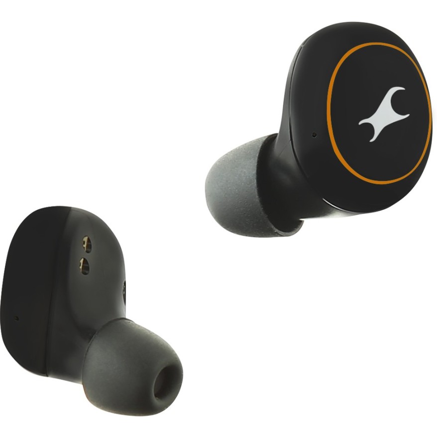 Fastrack Reflex Tunes FT1BKB01 Buds Bluetooth Headset (Black, True Wireless)