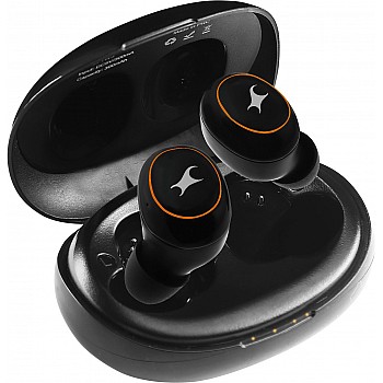 Fastrack Reflex Tunes FT1BKB01 Buds Bluetooth Headset (Black, True Wireless)