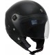 Flipkart SmartBuy Bolt ISI Marked Open-face with Clear Visor ABS Motorbike Helmet (Black)