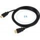 HDMI Cable  FKHDS15 1.5 Mtr   (Compatible with Laptop, TV, Black, One Cable)