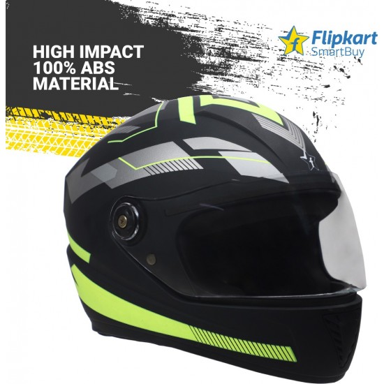 Flipkart SmartBuy G-Sports- Matt Motorbike Helmet   (Yellow, Black)
