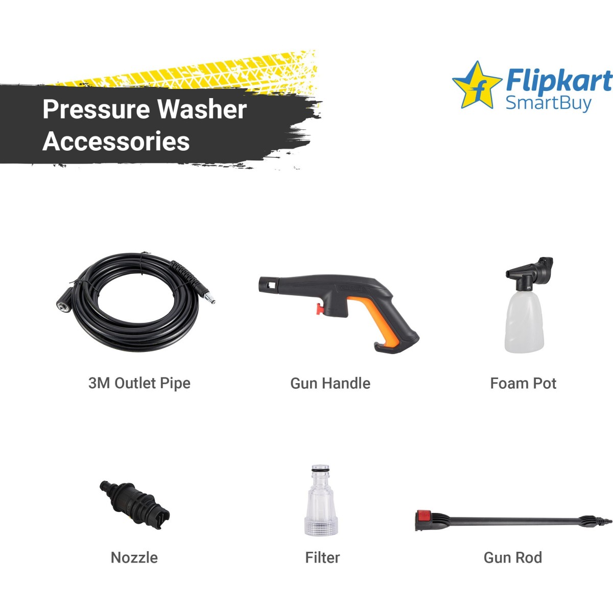 Flipkart SmartBuy KP-1.1 120 Bar Pressure Washer l