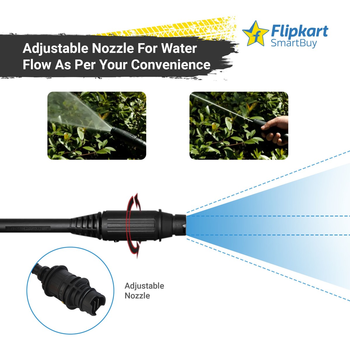 Flipkart SmartBuy KP-1.1 120 Bar Pressure Washer l