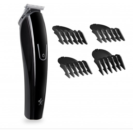 Airtree m4d12q runtime 60 min cordless usb trimmer for men black