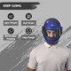 Flipkart SmartBuy Power GPD Motorbike Helmet (Metallic Blue Glossy)