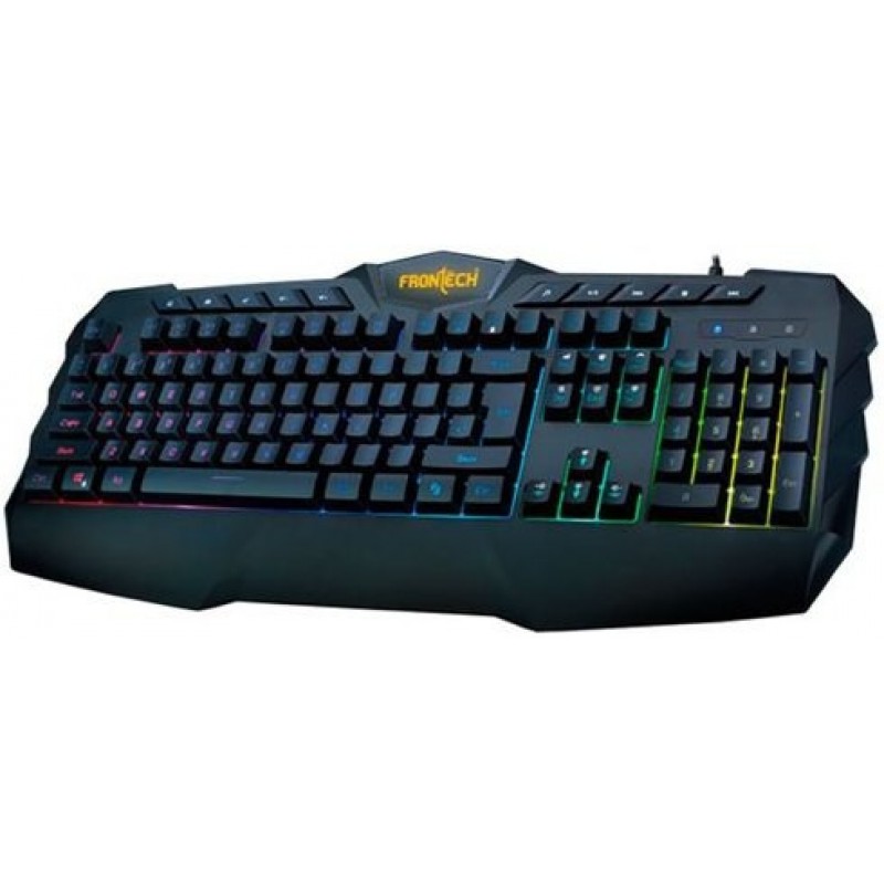 Frontech FT KB-0008 Wired USB Gaming Keyboard   (Black)