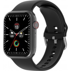Gizmore GizFit PLASMA Bluetooth Calling Smartwatch  1.9 Inch HD Display Black 