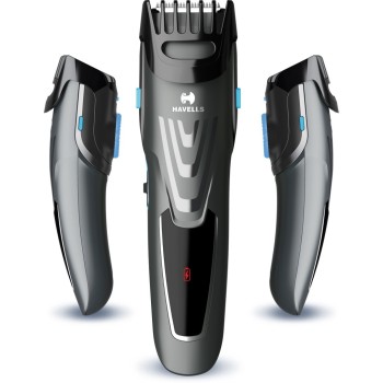 HAVELLS BT5301 Trimmer 100 min Runtime 20 Length Settings   (Grey)