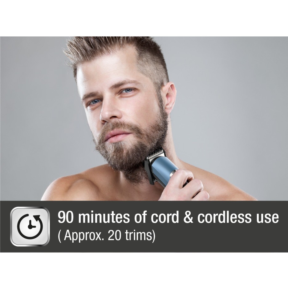 HAVELLS BT6201 Runtime: 90 min Trimmer for Men   (Blue)