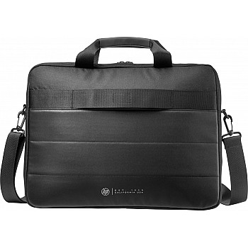 HP 15.6 Classic Briefcase Messenger Bag Black, 18 L