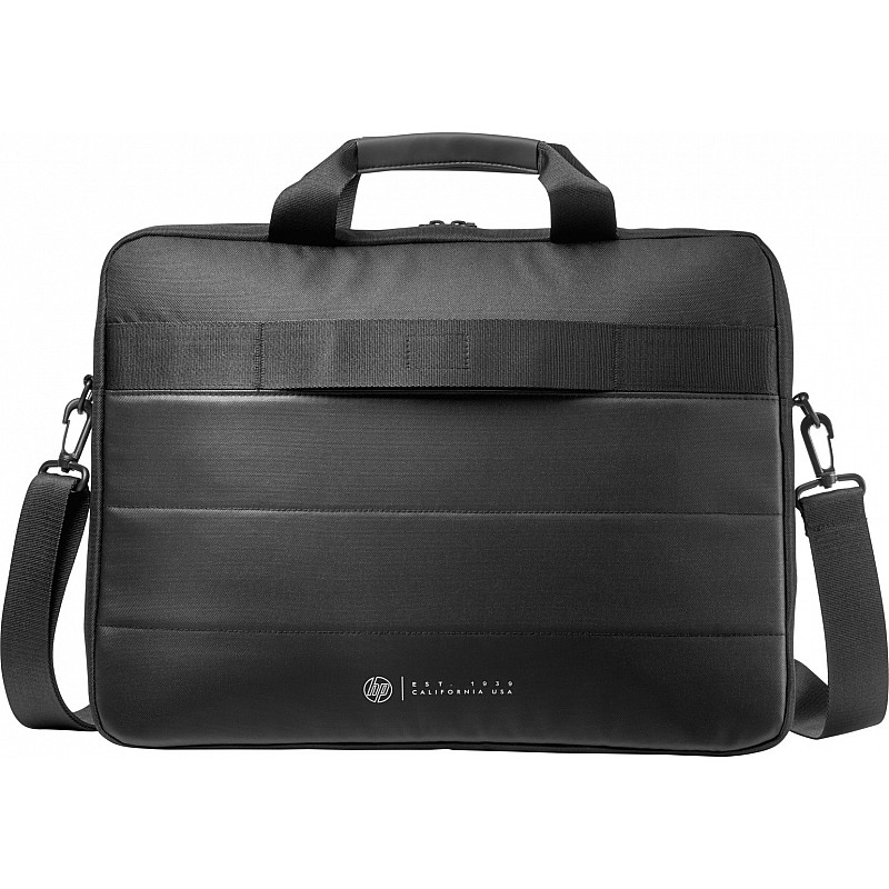 HP 15.6 Classic Briefcase Messenger Bag Black,18 L