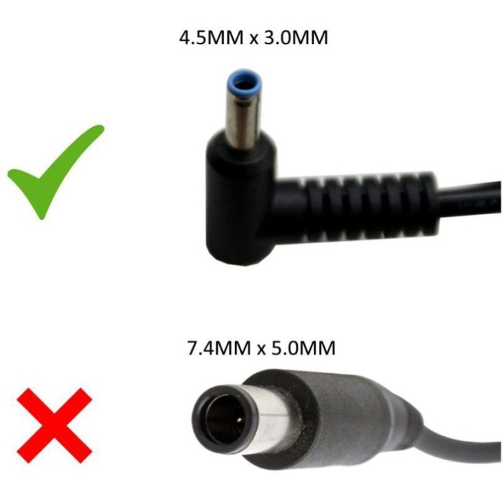 HP BLUE PIN 65W compatible ADAPTER CHARGER 19.5 V 3.33 A 65 W Adapter