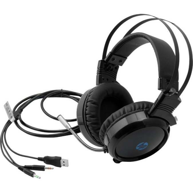 HP Wired Gaming with 3.5mm Jack And USB Wired Headset Gaming Headphone (Black, Wired over the head) HP Wired Gaming with 3.5mm Jack And USB Wired Headset Gaming Headphone (Black, Wired over the head)