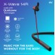RX X-Wave 14R with Bass Boost Mode Bluetooth Headset   (Comet Red, In the Ear)