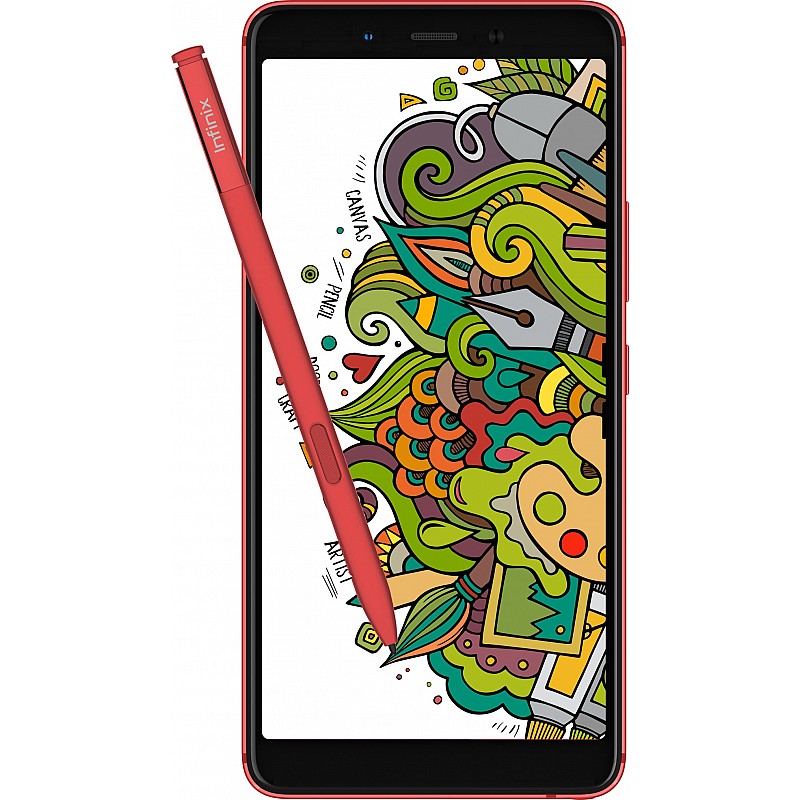 Infinix Note 5 Stylus (Bordeaux Red, 64 GB)   (4 GB RAM) Refurbished