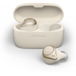 Jabra Elite 75t With Active Noise Cancellation enabled Bluetooth Headset  True Wireless Gold Beige