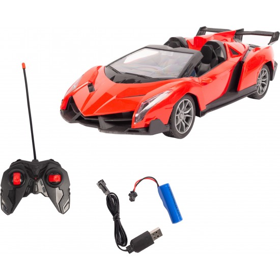  Kiddie Castle 1:16 Remote Control 4 Function Racing Car with Chargeable Batteries