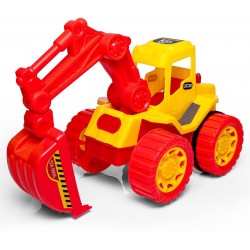  Kiddie Castle Big Size Friction Construction JCB Excavator Truck Toy for Boys & Girls