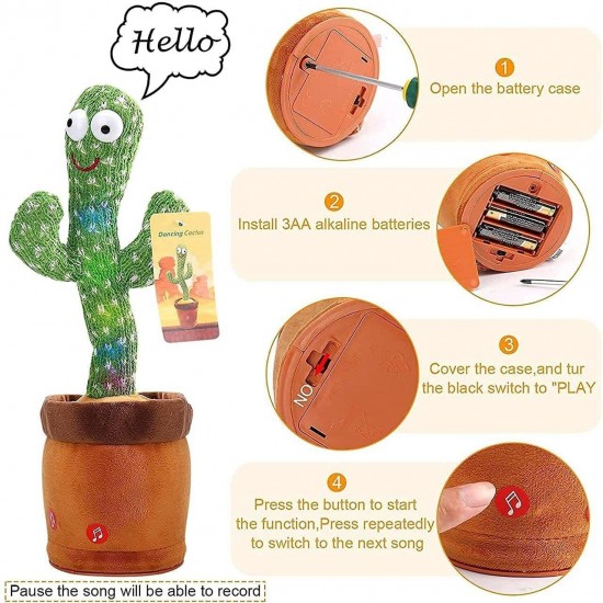 Kiddie Castle Dancing Cactus Talking Toy