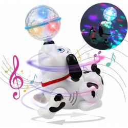  Kiddie Castle Dancing Dog with Bump n Go Action Music Flashing Lights  