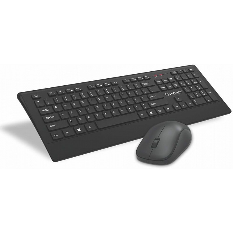 Lapcare smartoo l999 wireless keyboard and mouse combo with auto sleep black