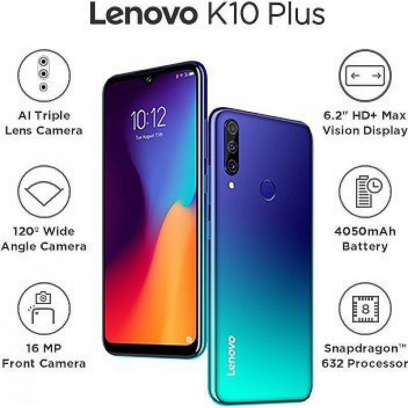 Lenovo K10 Plus (Sprite, 64 GB) (4 GB RAM) refurbished