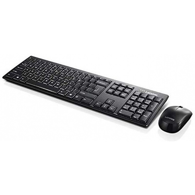 Lenovo KB MICE_BO Wireless combo 100 Eng Wireless Laptop Keyboard   (Black)