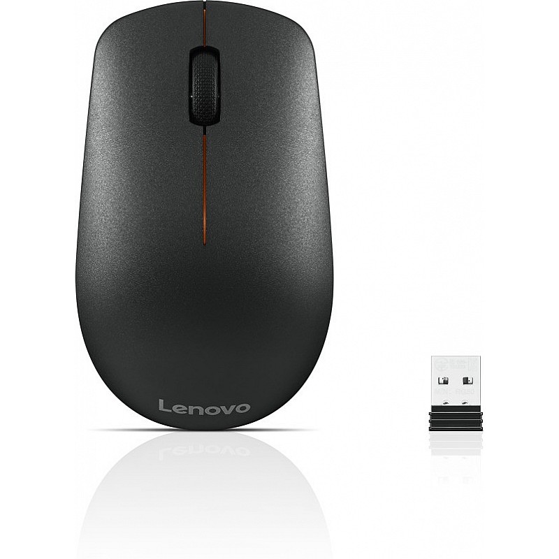 Lenovo mice_bo 400 mouse(model l300) Wireless Optical Mouse   (2.4GHz Wireless, Black)