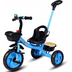  Little Olive Tricycle for Kids - Pushbar Footrest Safety Harness Little Toes Tricycle for Kids with Pushbar, Footrest, Safety Harness Tricycle 