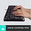 Logitech MK120 USB 2.0 Keyboard and Mouse Combo (Black)