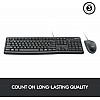 Logitech MK120 USB 2.0 Keyboard and Mouse Combo (Black)