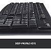 Logitech MK120 USB 2.0 Keyboard and Mouse Combo (Black)