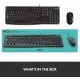 Logitech MK120 USB 2.0 Keyboard and Mouse Combo (Black)