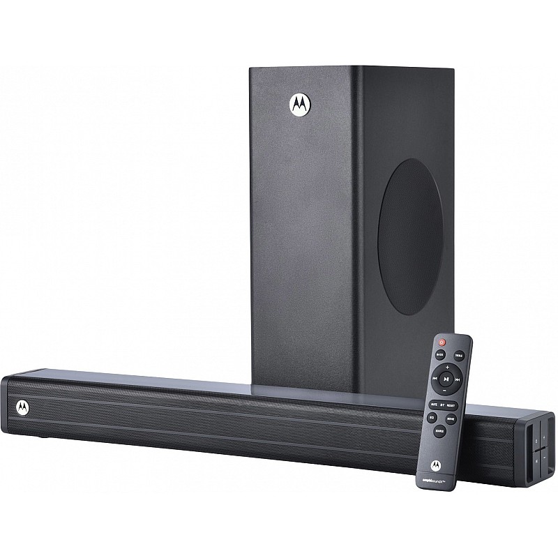 MOTOROLA AmphisoundX with HDMI ARC 100 W Bluetooth Soundbar   (Black, 2.1 Channel)