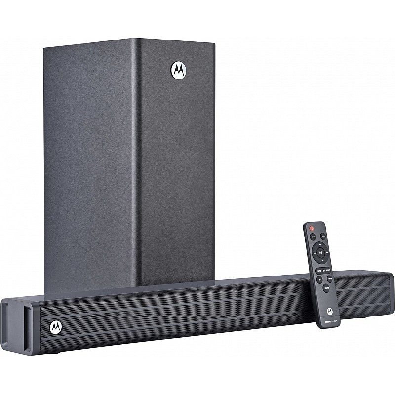 MOTOROLA AmphisoundX with HDMI ARC 100 W Bluetooth Soundbar   (Black, 2.1 Channel)