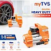 MYTVS 120 psi Tyre Air Pump for Car & Bike 