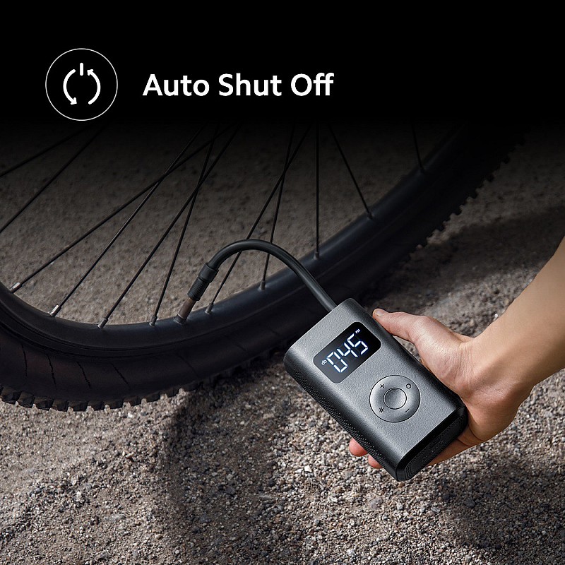 Mi 145 psi Portable Electric Tyre Air Pump for Car-Bike