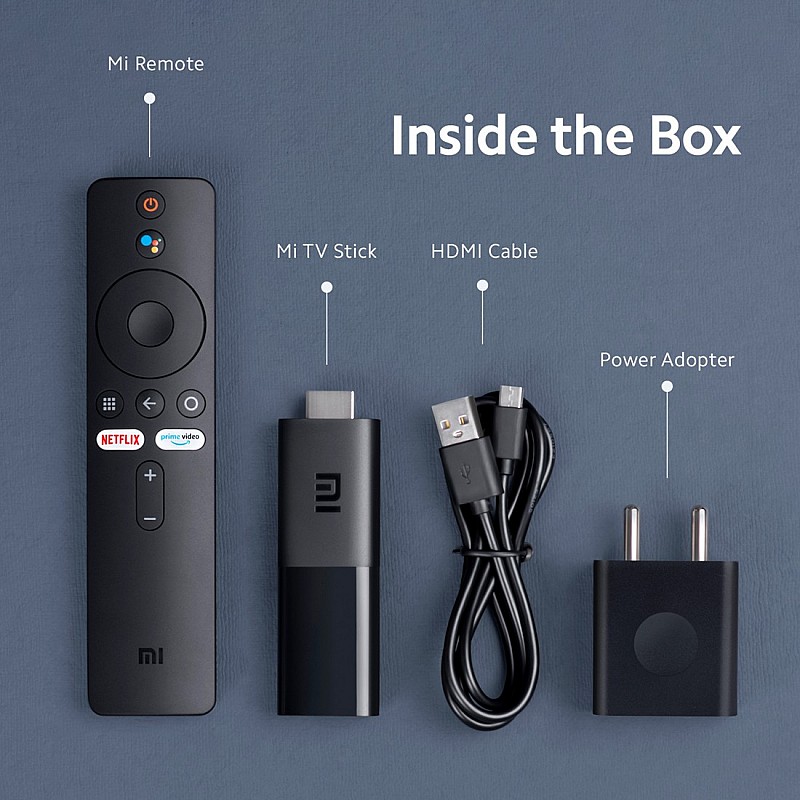 Mi TV Stick with Built in Chromecast Black