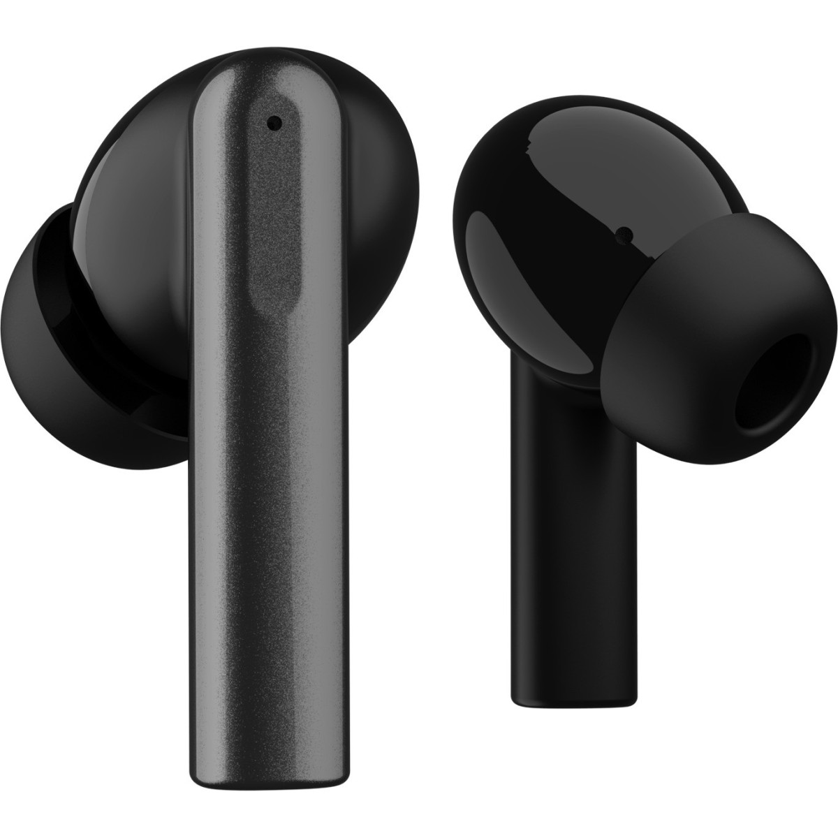 Mivi DuoPods F70 ENC with Quad Mic, 50+ Hrs Playtime Made in India Powerful Bass Bluetooth Headset (Black, True Wireless)