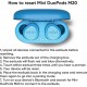 Mivi DuoPods M20 True Wireless Bluetooth Headset (Blue, True Wireless)