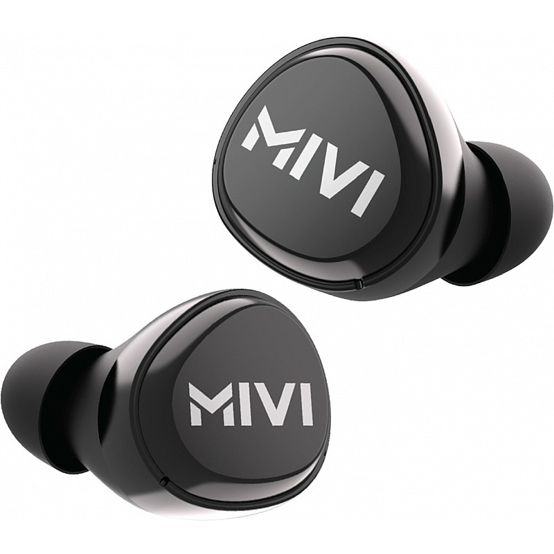 Mivi DuoPods M20 True Wireless Bluetooth Headset (Black, True Wireless)