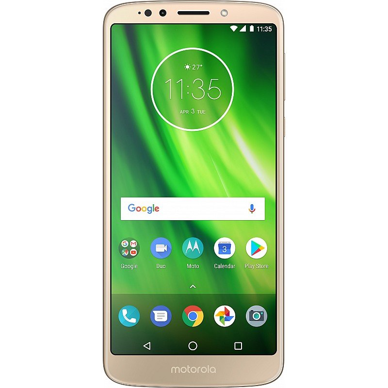 Moto G6 Play (Fine Gold, 64 GB) (4 GB RAM) refurbished