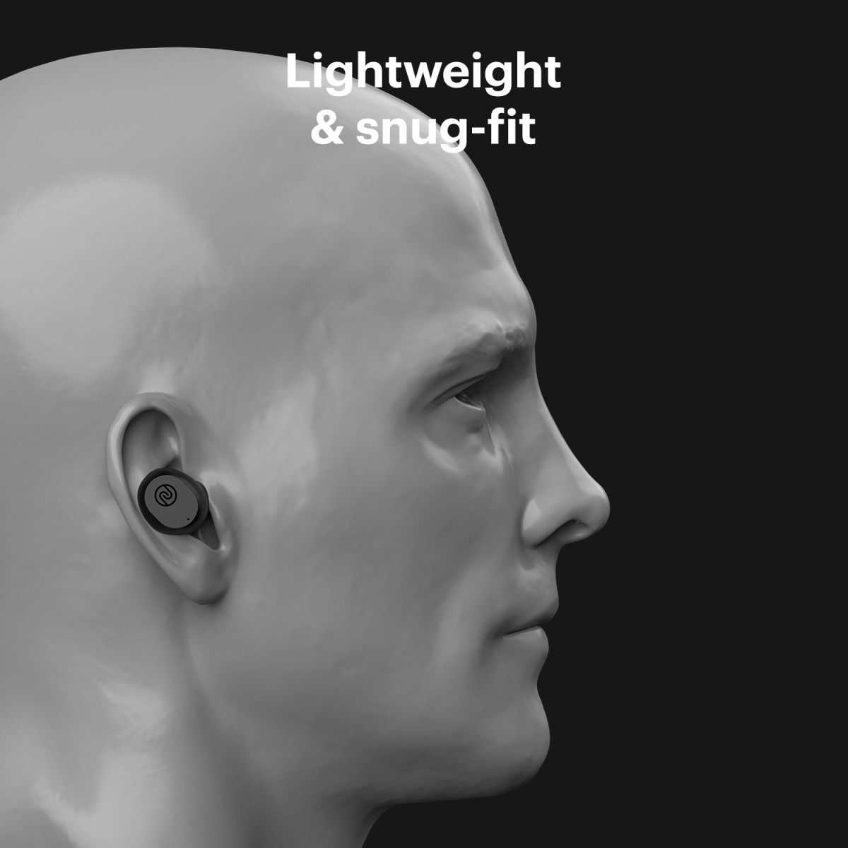 Noise Shots Groove Bluetooth Headset (Matte Black, True Wireless)